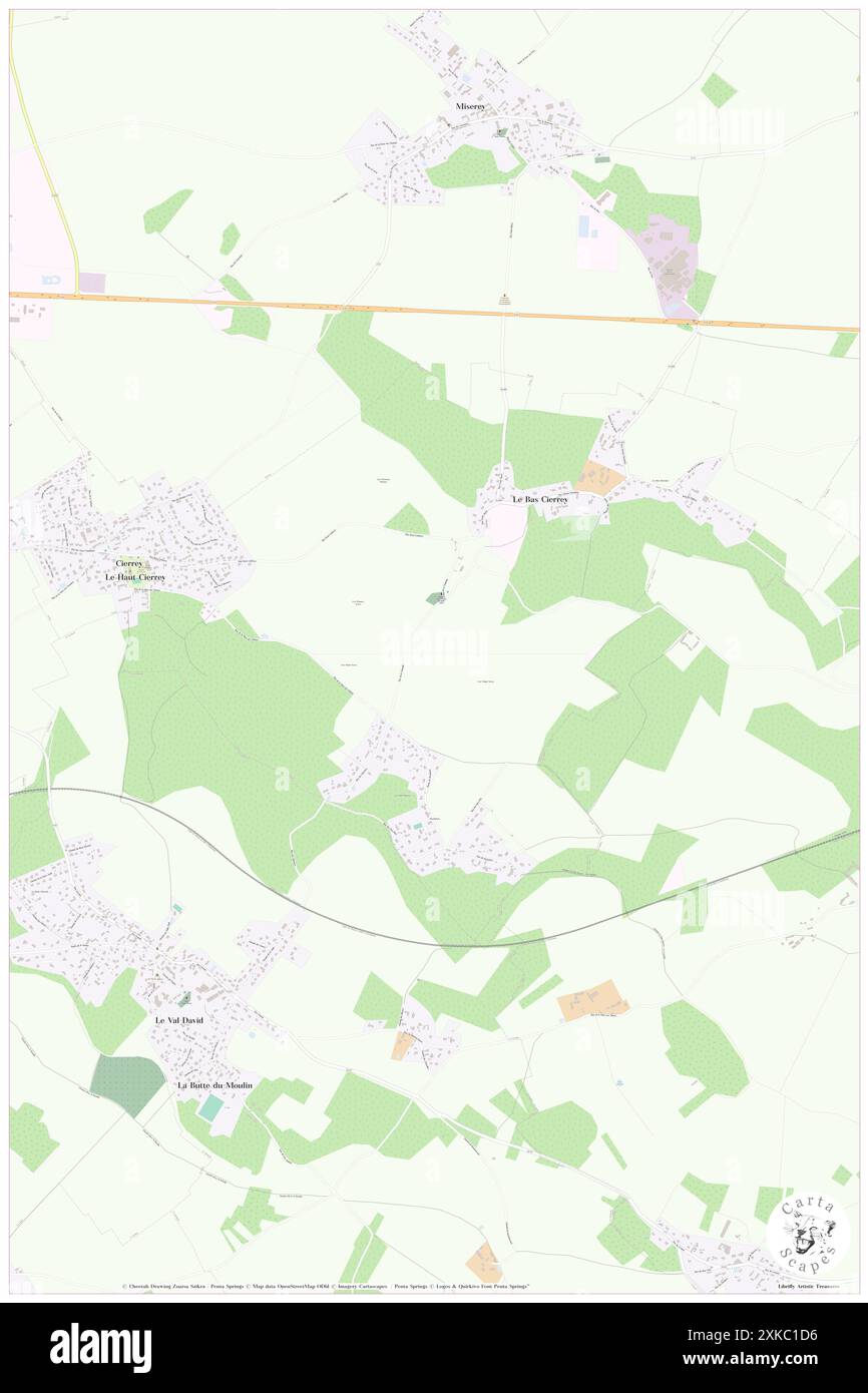 Cierrey, Eure, FR, France, Normandie, n 49 0' 21'', N 1 16' 28'', carte, Carthascapes carte publiée en 2024. Explorez Cartascapes, une carte qui révèle la diversité des paysages, des cultures et des écosystèmes de la Terre. Voyage à travers le temps et l'espace, découvrir l'interconnexion du passé, du présent et de l'avenir de notre planète. Banque D'Images