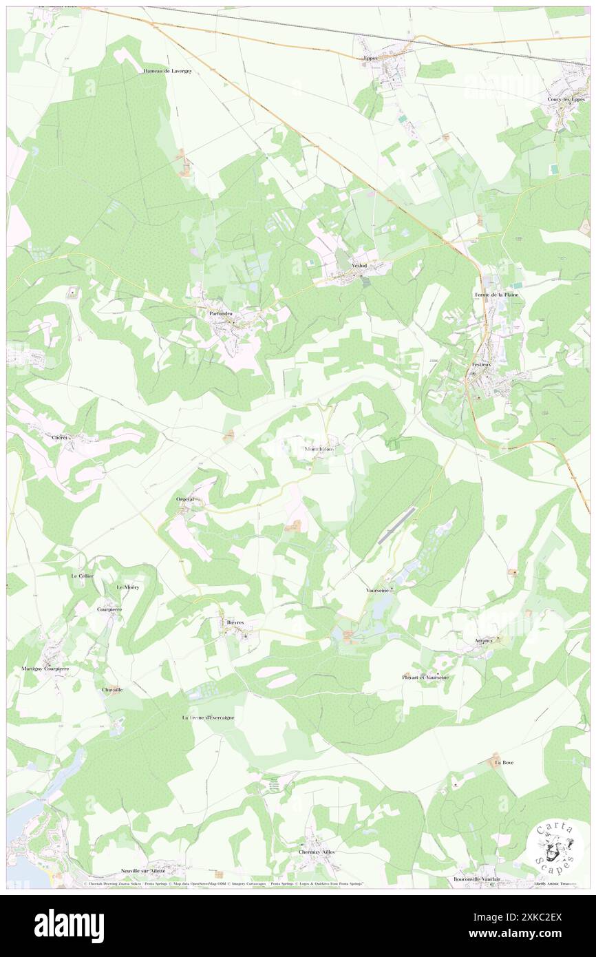 Montchalons, Aisne, FR, France, hauts-de-France, n 49 30' 47'', N 3 43' 40'', carte, Cartascapes carte publiée en 2024. Explorez Cartascapes, une carte qui révèle la diversité des paysages, des cultures et des écosystèmes de la Terre. Voyage à travers le temps et l'espace, découvrir l'interconnexion du passé, du présent et de l'avenir de notre planète. Banque D'Images