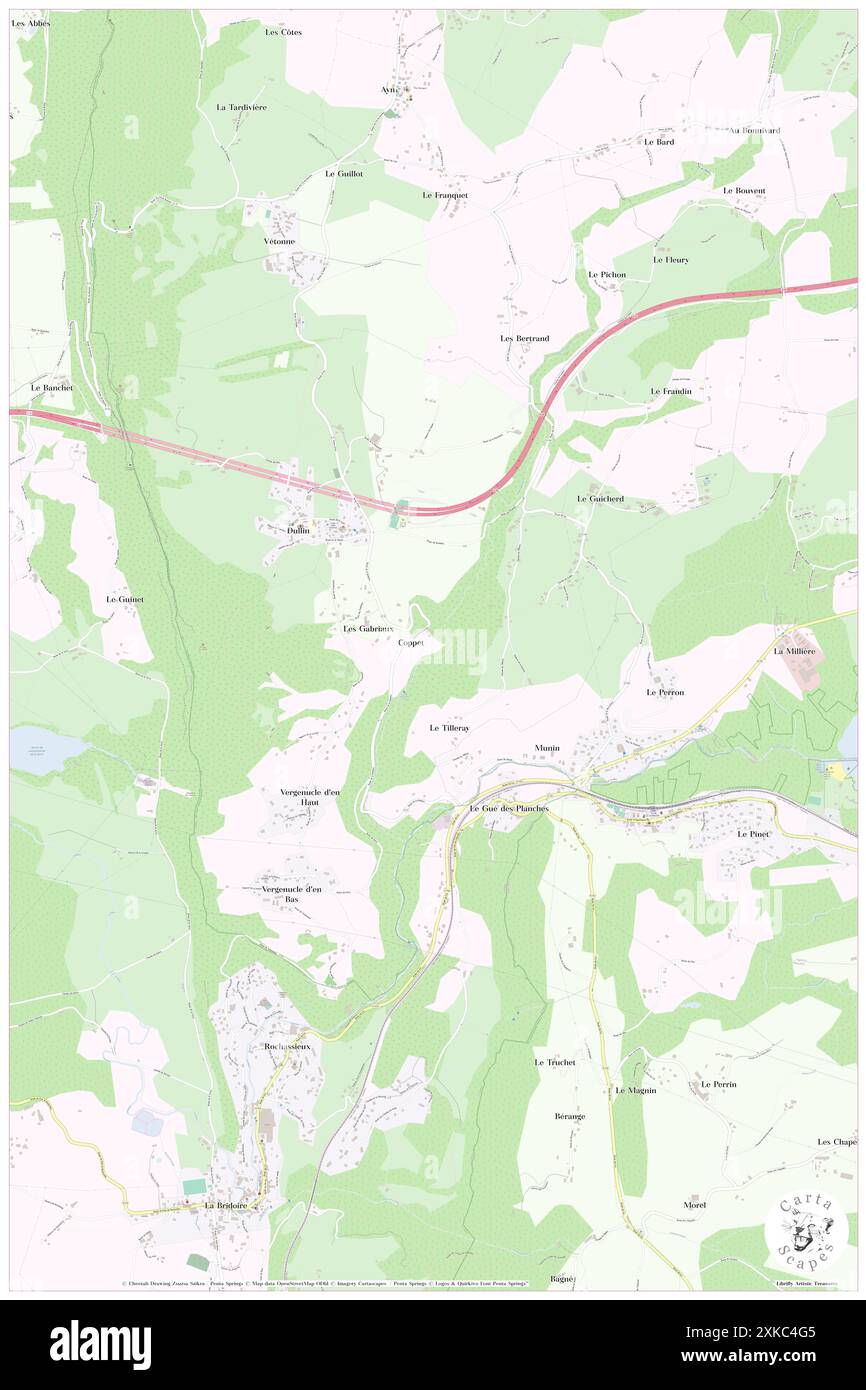 Dullin, Savoie, FR, France, Auvergne-Rhône-Alpes, n 45 33' 14'', N 5 44' 40'', carte, Carthascapes carte publiée en 2024. Explorez Cartascapes, une carte qui révèle la diversité des paysages, des cultures et des écosystèmes de la Terre. Voyage à travers le temps et l'espace, découvrir l'interconnexion du passé, du présent et de l'avenir de notre planète. Banque D'Images