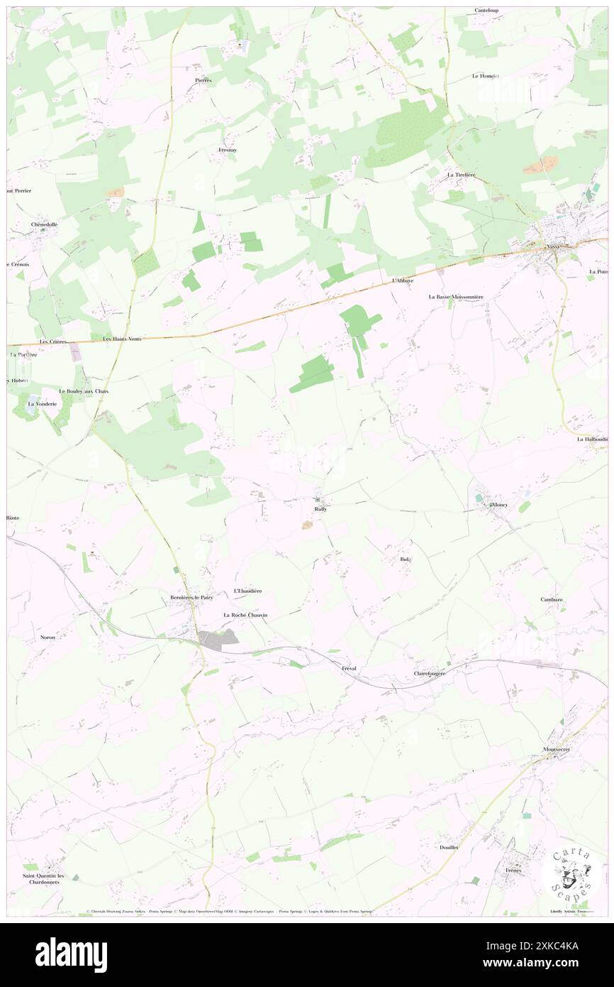 Rully, Calvados, FR, France, Normandie, n 48 49' 28'', S 0 42' 51'', carte, Cartascapes carte publiée en 2024. Explorez Cartascapes, une carte qui révèle la diversité des paysages, des cultures et des écosystèmes de la Terre. Voyage à travers le temps et l'espace, découvrir l'interconnexion du passé, du présent et de l'avenir de notre planète. Banque D'Images