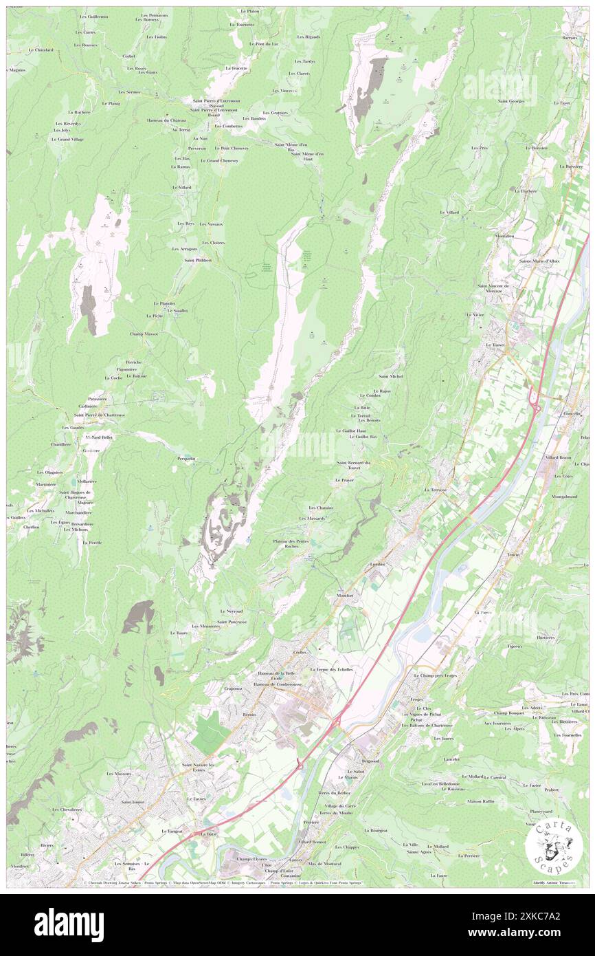 Plateau-des-petites-roches, Isère, FR, France, Auvergne-Rhône-Alpes, n 45 18' 33'', N 5 53' 13'', carte, Carthascapes carte publiée en 2024. Explorez Cartascapes, une carte qui révèle la diversité des paysages, des cultures et des écosystèmes de la Terre. Voyage à travers le temps et l'espace, découvrir l'interconnexion du passé, du présent et de l'avenir de notre planète. Banque D'Images