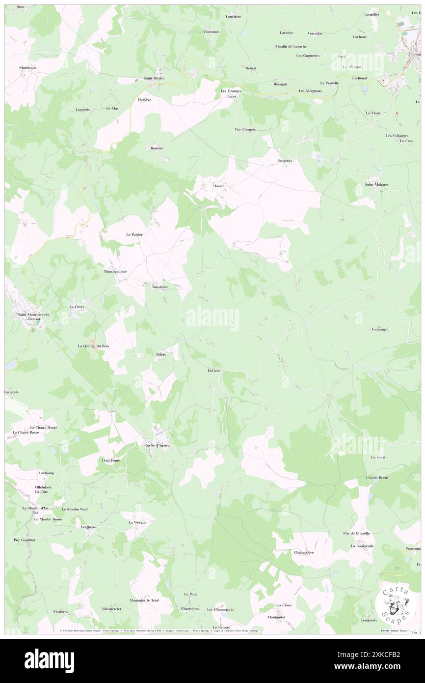 Bussières, Loire, FR, France, Auvergne-Rhône-Alpes, n 45 50' 14'', N 4 16' 5'', carte, Cartascapes carte publiée en 2024. Explorez Cartascapes, une carte qui révèle la diversité des paysages, des cultures et des écosystèmes de la Terre. Voyage à travers le temps et l'espace, découvrir l'interconnexion du passé, du présent et de l'avenir de notre planète. Banque D'Images