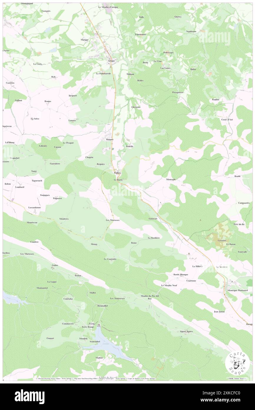 Pailhes, Hérault, FR, France, Occitanie, n 43 25' 50'', N 3 11' 12'', carte, Cartascapes carte publiée en 2024. Explorez Cartascapes, une carte qui révèle la diversité des paysages, des cultures et des écosystèmes de la Terre. Voyage à travers le temps et l'espace, découvrir l'interconnexion du passé, du présent et de l'avenir de notre planète. Banque D'Images