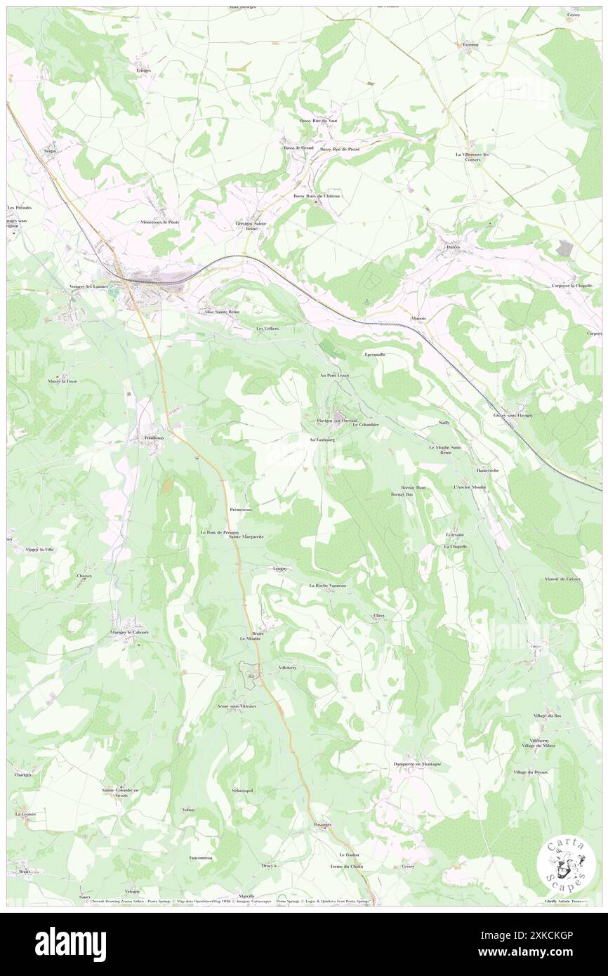 Flavigny-sur-Ozerain, Côte d'Or, FR, France, Bourgogne-Franche-Comté, n 47 30' 42'', N 4 31' 53'', carte, Cartascapes carte publiée en 2024. Explorez Cartascapes, une carte qui révèle la diversité des paysages, des cultures et des écosystèmes de la Terre. Voyage à travers le temps et l'espace, découvrir l'interconnexion du passé, du présent et de l'avenir de notre planète. Banque D'Images