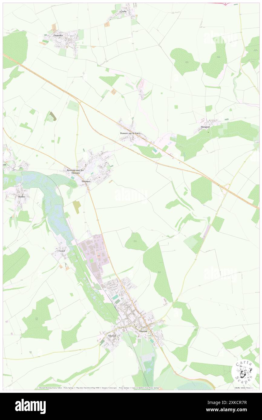 Thennes, somme, FR, France, hauts-de-France, n 49 48' 37'', N 2 28' 16'', carte, Cartascapes carte publiée en 2024. Explorez Cartascapes, une carte qui révèle la diversité des paysages, des cultures et des écosystèmes de la Terre. Voyage à travers le temps et l'espace, découvrir l'interconnexion du passé, du présent et de l'avenir de notre planète. Banque D'Images