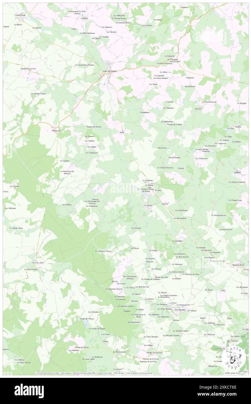 Jars, cher, FR, France, Centre, n 47 23' 44'', N 2 40' 58'', carte, Cartascapes carte publiée en 2024. Explorez Cartascapes, une carte qui révèle la diversité des paysages, des cultures et des écosystèmes de la Terre. Voyage à travers le temps et l'espace, découvrir l'interconnexion du passé, du présent et de l'avenir de notre planète. Banque D'Images