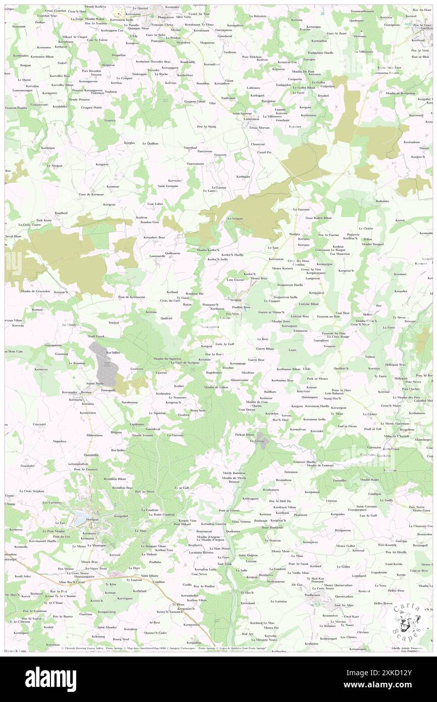 Scrignac, Finistère, FR, France, Bretagne, n 48 26' 1'', S 3 40' 42'', carte, Cartascapes carte publiée en 2024. Explorez Cartascapes, une carte qui révèle la diversité des paysages, des cultures et des écosystèmes de la Terre. Voyage à travers le temps et l'espace, découvrir l'interconnexion du passé, du présent et de l'avenir de notre planète. Banque D'Images