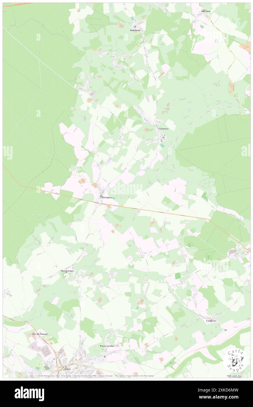 Wirwignes, pas-de-Calais, FR, France, hauts-de-France, n 50 41' 6'', N 1 45' 39'', carte, Carthascapes carte publiée en 2024. Explorez Cartascapes, une carte qui révèle la diversité des paysages, des cultures et des écosystèmes de la Terre. Voyage à travers le temps et l'espace, découvrir l'interconnexion du passé, du présent et de l'avenir de notre planète. Banque D'Images