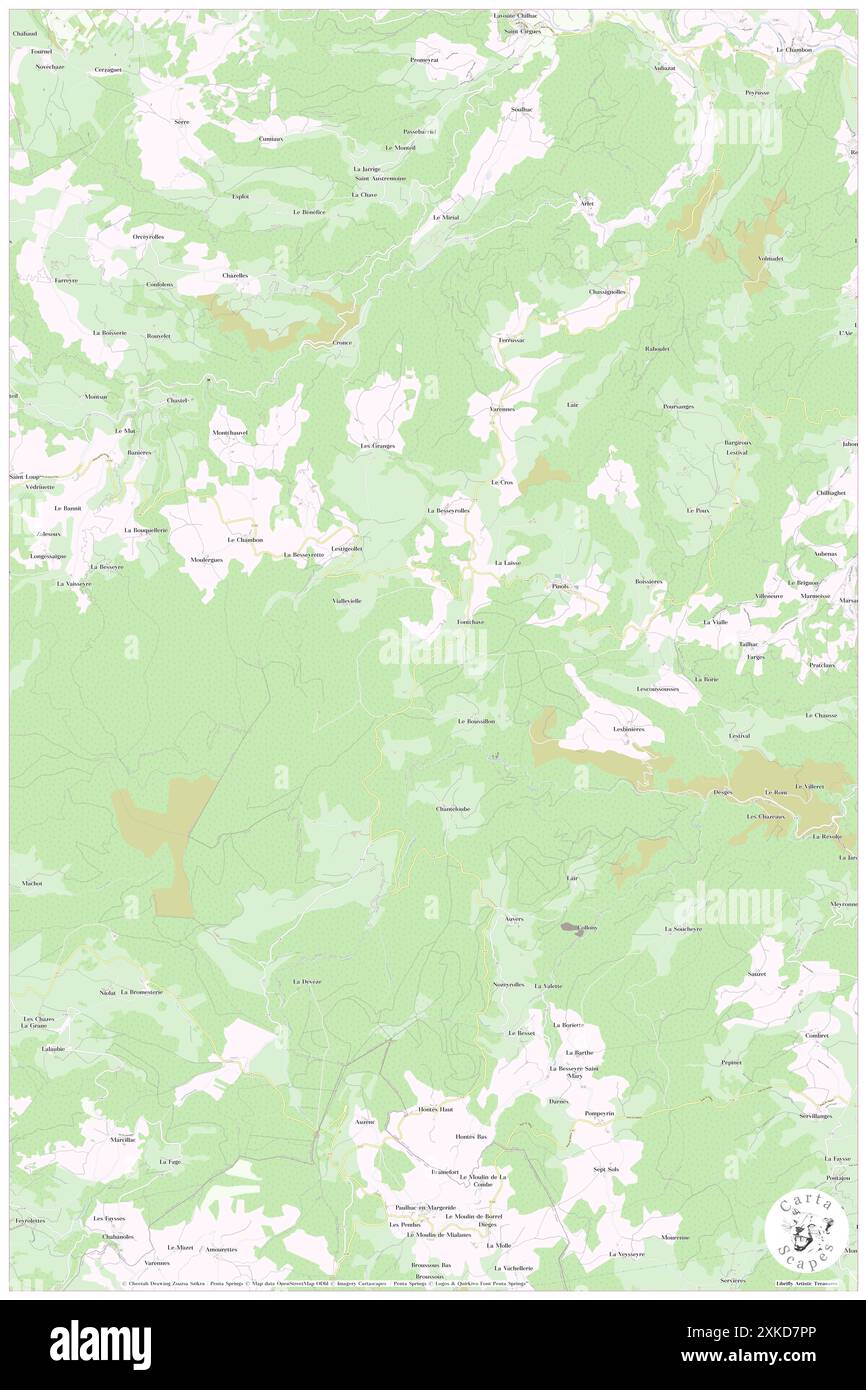 Pinols, haute-Loire, FR, France, Auvergne-Rhône-Alpes, n 45 3' 6'', N 3 24' 48'', carte, Cartascapes carte publiée en 2024. Explorez Cartascapes, une carte qui révèle la diversité des paysages, des cultures et des écosystèmes de la Terre. Voyage à travers le temps et l'espace, découvrir l'interconnexion du passé, du présent et de l'avenir de notre planète. Banque D'Images