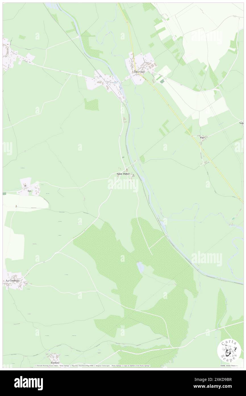 Saint-Didier, Côte d'Or, FR, France, Bourgogne-Franche-Comté, n 47 19' 48'', N 4 10' 59'', carte, Carthascapes carte publiée en 2024. Explorez Cartascapes, une carte qui révèle la diversité des paysages, des cultures et des écosystèmes de la Terre. Voyage à travers le temps et l'espace, découvrir l'interconnexion du passé, du présent et de l'avenir de notre planète. Banque D'Images