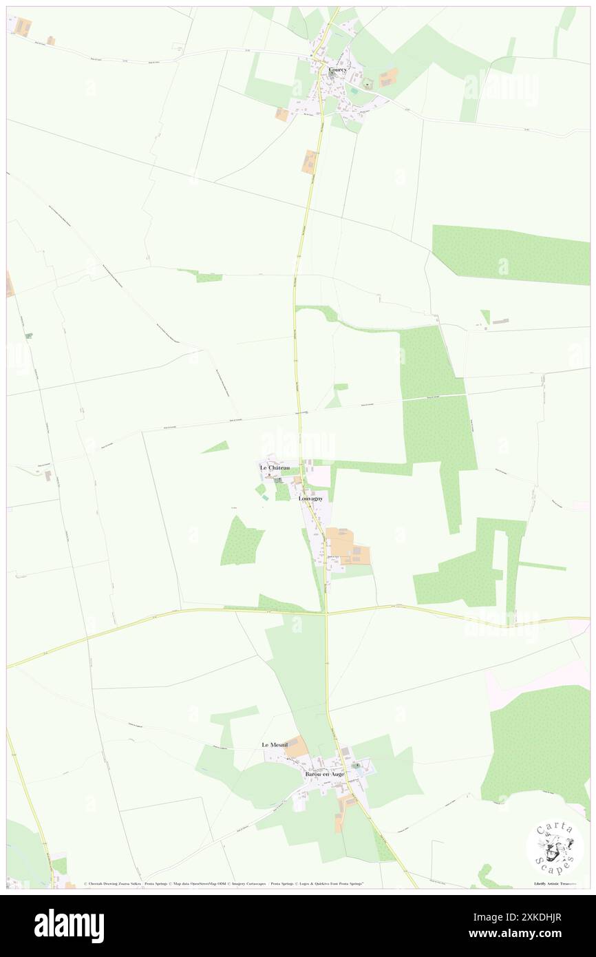 Louvagny, Calvados, FR, France, Normandie, n 48 56' 47'', S 0 2' 41'', carte, Cartascapes carte publiée en 2024. Explorez Cartascapes, une carte qui révèle la diversité des paysages, des cultures et des écosystèmes de la Terre. Voyage à travers le temps et l'espace, découvrir l'interconnexion du passé, du présent et de l'avenir de notre planète. Banque D'Images