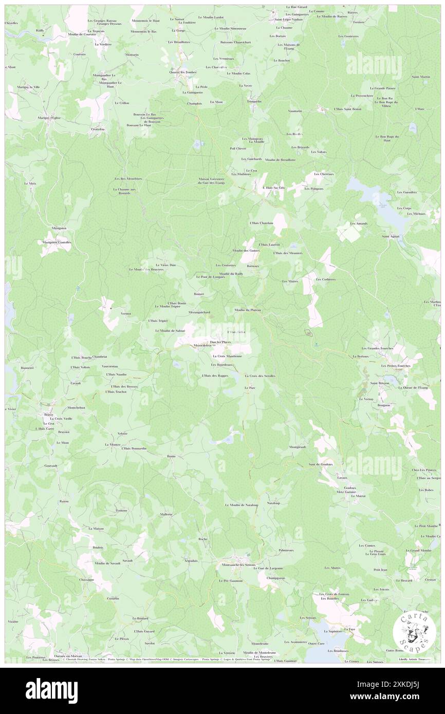 Dun-les-places, Nièvre, FR, France, Bourgogne-Franche-Comté, n 47 17' 8'', N 4 0' 56'', carte, Cartascapes carte publiée en 2024. Explorez Cartascapes, une carte qui révèle la diversité des paysages, des cultures et des écosystèmes de la Terre. Voyage à travers le temps et l'espace, découvrir l'interconnexion du passé, du présent et de l'avenir de notre planète. Banque D'Images