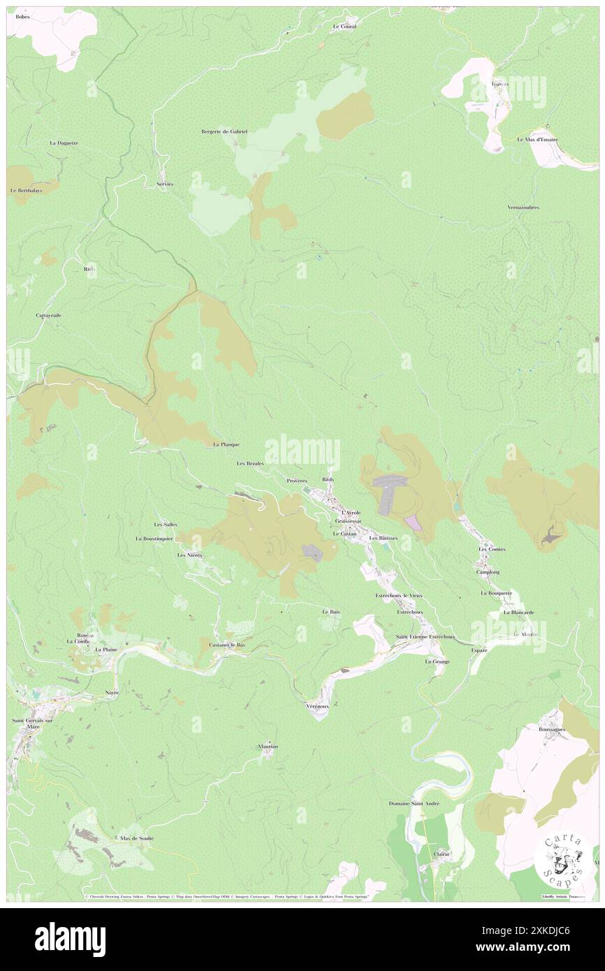 Graissessac, Hérault, FR, France, Occitanie, n 43 40' 50'', N 3 5' 35'', carte, Cartascapes carte publiée en 2024. Explorez Cartascapes, une carte qui révèle la diversité des paysages, des cultures et des écosystèmes de la Terre. Voyage à travers le temps et l'espace, découvrir l'interconnexion du passé, du présent et de l'avenir de notre planète. Banque D'Images