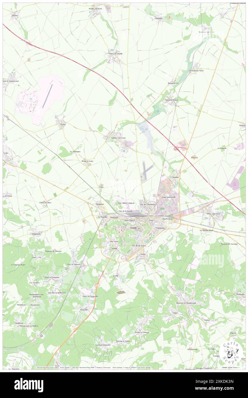 Arrondissement de Laon, Aisne, FR, France, hauts-de-France, n 49 35' 13'', N 3 36' 46'', carte, Carthascapes carte publiée en 2024. Explorez Cartascapes, une carte qui révèle la diversité des paysages, des cultures et des écosystèmes de la Terre. Voyage à travers le temps et l'espace, découvrir l'interconnexion du passé, du présent et de l'avenir de notre planète. Banque D'Images