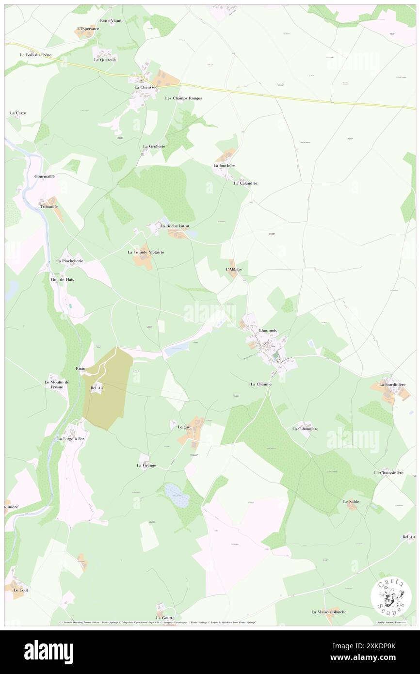 Lhoumois, deux-Sèvres, FR, France, Nouvelle-Aquitaine, n 46 42' 20'', S 0 7' 13'', carte, Cartascapes carte publiée en 2024. Explorez Cartascapes, une carte qui révèle la diversité des paysages, des cultures et des écosystèmes de la Terre. Voyage à travers le temps et l'espace, découvrir l'interconnexion du passé, du présent et de l'avenir de notre planète. Banque D'Images