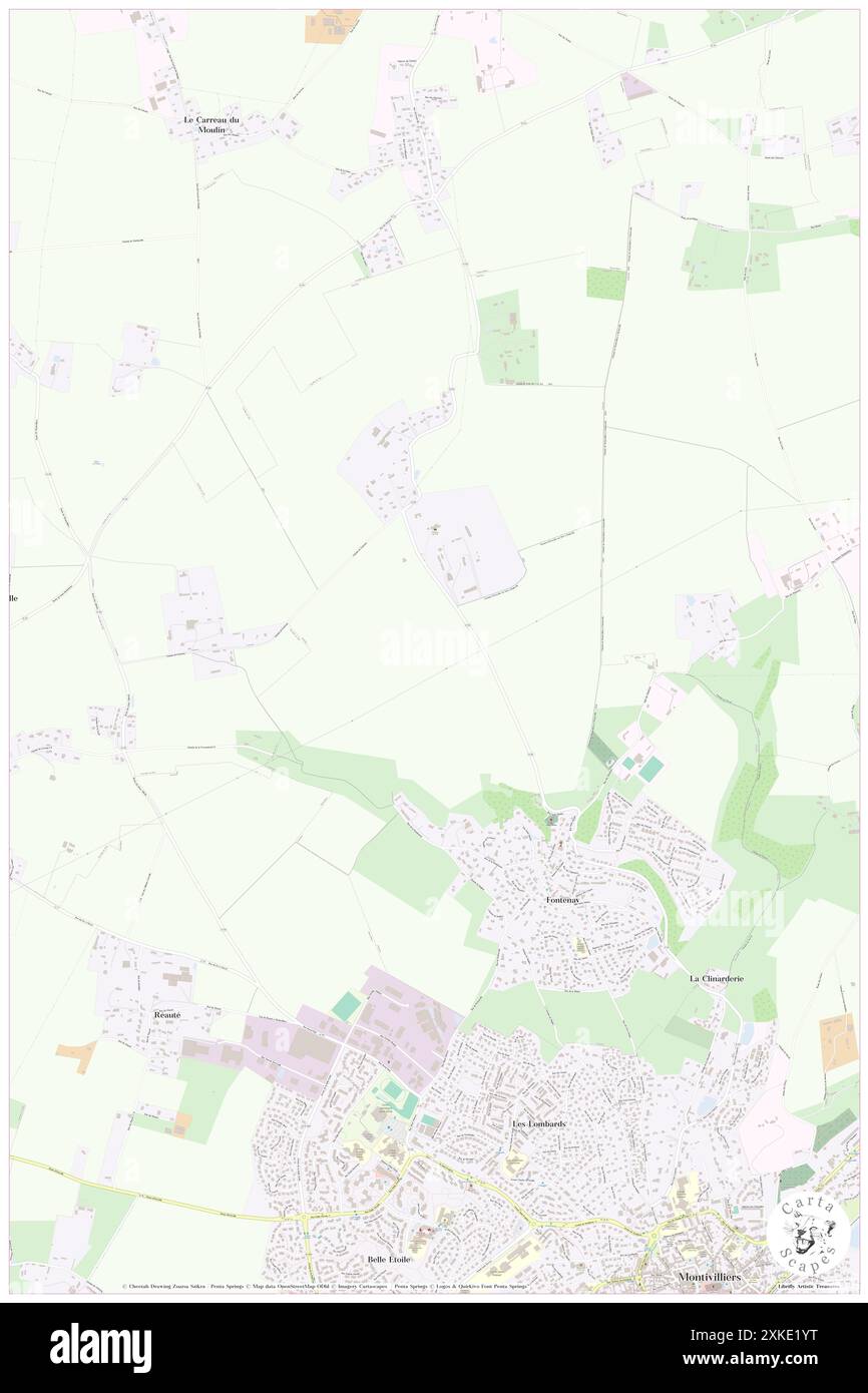 Fontenay, Eure, FR, France, Normandie, n 49 12' 33'', N 1 34' 13'', carte, Carthascapes carte publiée en 2024. Explorez Cartascapes, une carte qui révèle la diversité des paysages, des cultures et des écosystèmes de la Terre. Voyage à travers le temps et l'espace, découvrir l'interconnexion du passé, du présent et de l'avenir de notre planète. Banque D'Images