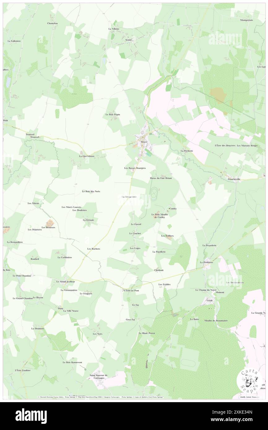 Bouce, Orne, FR, France, Normandie, n 48 38' 48'', S 0 5' 25'', carte, Cartascapes carte publiée en 2024. Explorez Cartascapes, une carte qui révèle la diversité des paysages, des cultures et des écosystèmes de la Terre. Voyage à travers le temps et l'espace, découvrir l'interconnexion du passé, du présent et de l'avenir de notre planète. Banque D'Images