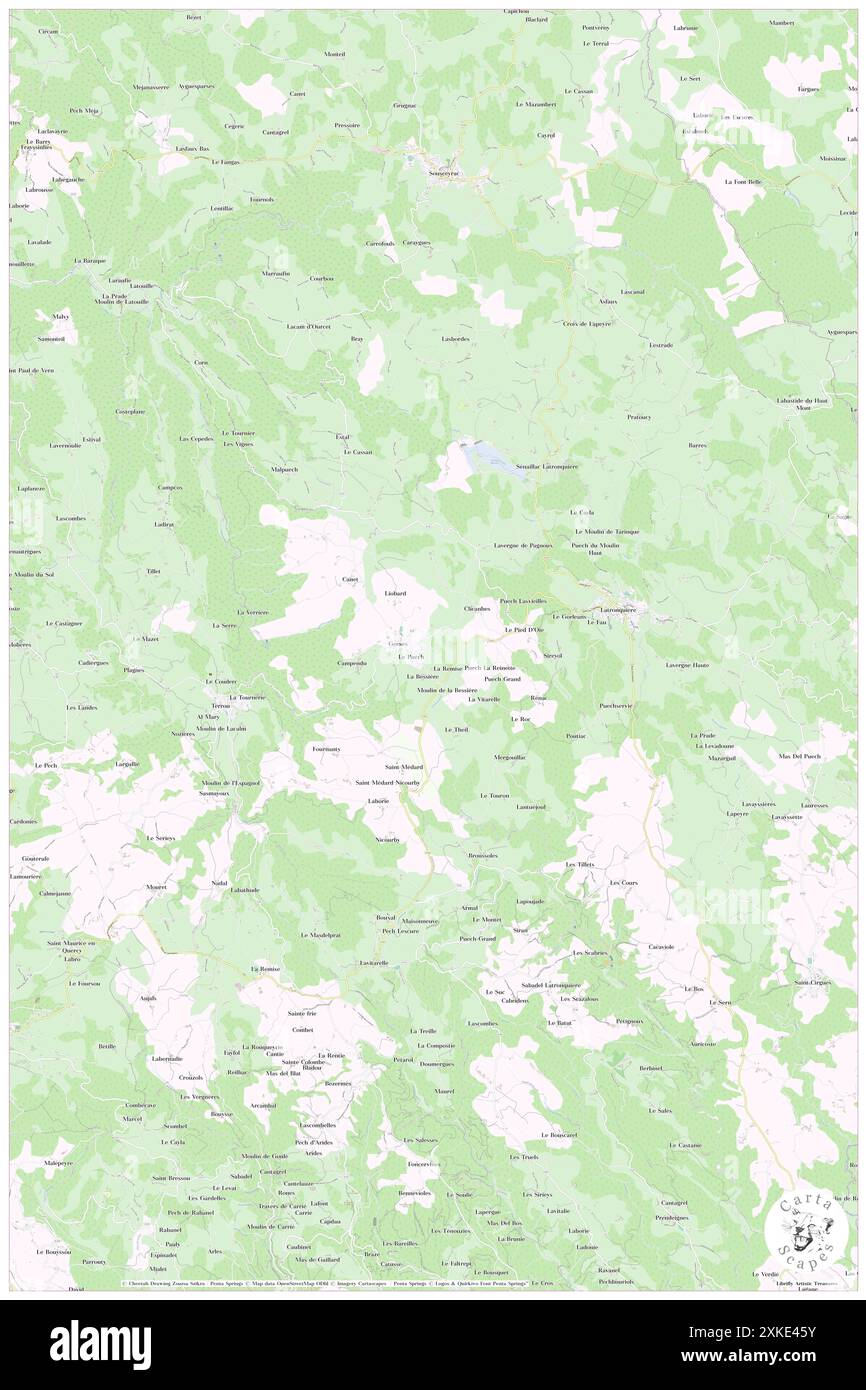 Gorses, Lot, FR, France, Occitanie, n 44 47' 41'', N 2 1' 32'', carte, Cartascapes carte publiée en 2024. Explorez Cartascapes, une carte qui révèle la diversité des paysages, des cultures et des écosystèmes de la Terre. Voyage à travers le temps et l'espace, découvrir l'interconnexion du passé, du présent et de l'avenir de notre planète. Banque D'Images