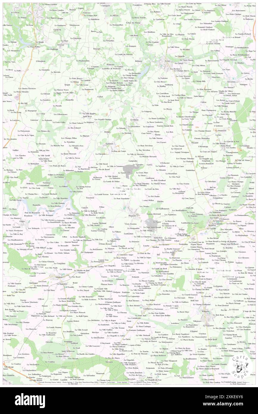 Plouasne, Côtes-d'Armor, FR, France, Bretagne, n 48 18' 3'', S 2 0' 25'', carte, Cartascapes carte publiée en 2024. Explorez Cartascapes, une carte qui révèle la diversité des paysages, des cultures et des écosystèmes de la Terre. Voyage à travers le temps et l'espace, découvrir l'interconnexion du passé, du présent et de l'avenir de notre planète. Banque D'Images