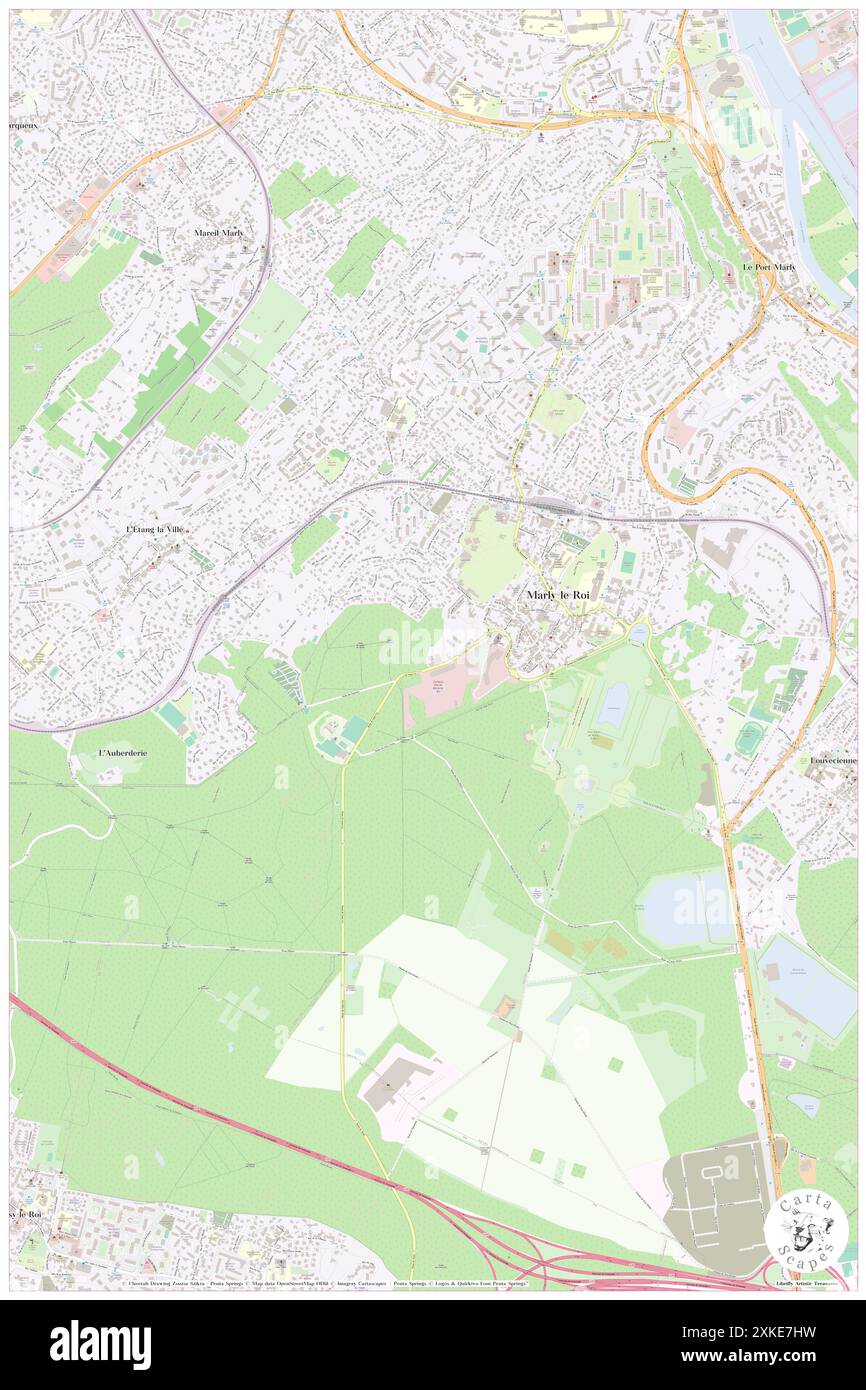 Marly-le-Roi, Yvelines, FR, France, Île-de-France, n 48 52' 0'', N 2 5' 39'', carte, Cartascapes carte publiée en 2024. Explorez Cartascapes, une carte qui révèle la diversité des paysages, des cultures et des écosystèmes de la Terre. Voyage à travers le temps et l'espace, découvrir l'interconnexion du passé, du présent et de l'avenir de notre planète. Banque D'Images