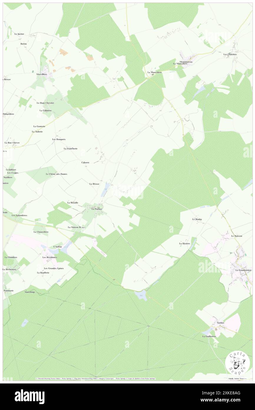 La Puisaye, Eure-et-Loir, FR, France, Centre, n 48 36' 33'', N 0 57' 21'', carte, Cartascapes carte publiée en 2024. Explorez Cartascapes, une carte qui révèle la diversité des paysages, des cultures et des écosystèmes de la Terre. Voyage à travers le temps et l'espace, découvrir l'interconnexion du passé, du présent et de l'avenir de notre planète. Banque D'Images