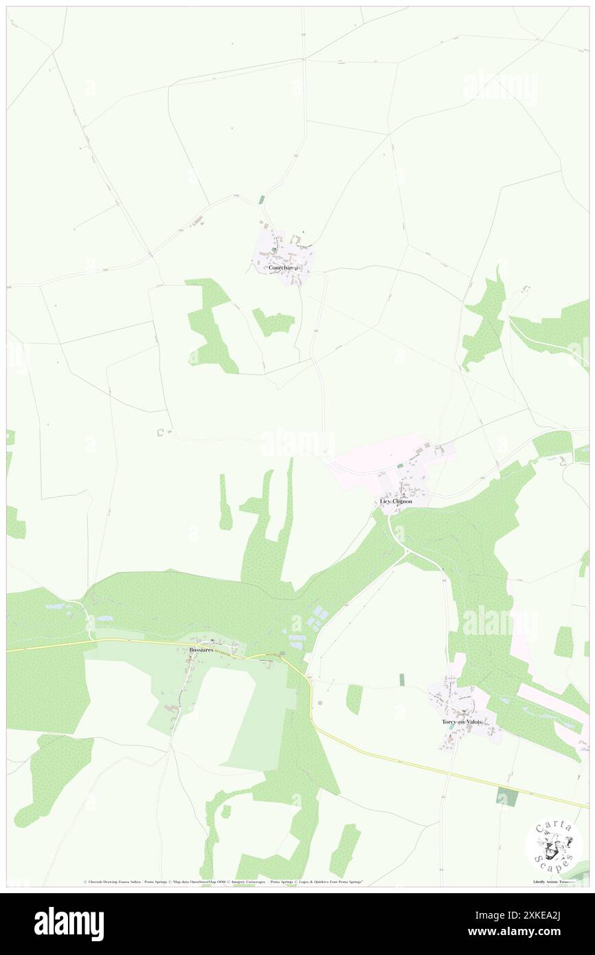 Licy-Clignon, Aisne, FR, France, hauts-de-France, n 49 6' 1'', N 3 16' 26'', carte, Cartascapes carte publiée en 2024. Explorez Cartascapes, une carte qui révèle la diversité des paysages, des cultures et des écosystèmes de la Terre. Voyage à travers le temps et l'espace, découvrir l'interconnexion du passé, du présent et de l'avenir de notre planète. Banque D'Images