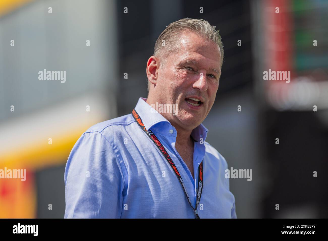 Hungaroring, Mogyorod, Hongrie. 21 juillet 2024 ; Jos Verstappen des pays-Bas et père de Max Verstappen lors du Grand Prix de formule 1 de Hongrie crédit : Jay Hirano/AFLO/Alamy Live News Banque D'Images