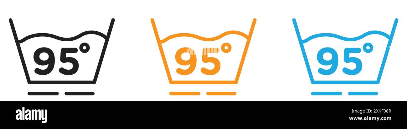 Collection d'ensemble de logo vectoriel d'icône de soin des vêtements ou groupe de paquet de paquet Illustration de Vecteur