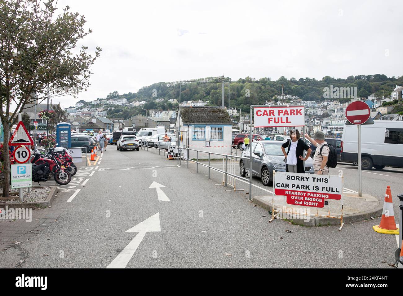 Looe, Cornouailles, Angleterre, ville côtière de Cornouailles et destination de vacances populaire, Royaume-Uni, 2023 Banque D'Images