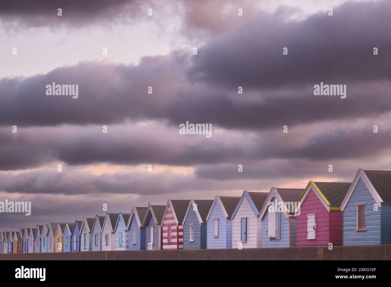 Cabines de plage de Southwold Banque D'Images