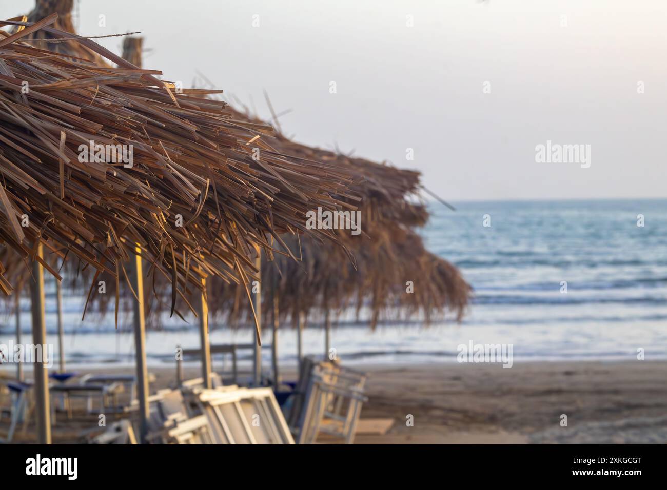 plage été Banque D'Images