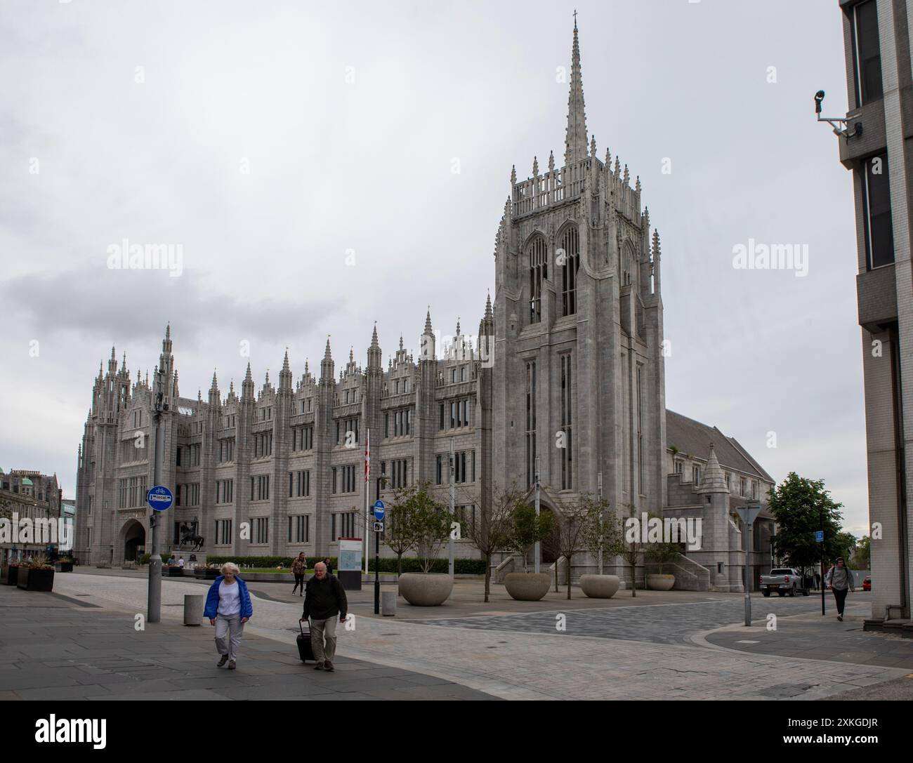 20 juillet 2024, Marischal College Building dans le centre-ville d'Aberdeen, Banque D'Images