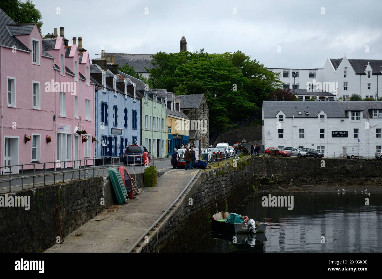 Portree, Skye, Scotland, Royaume-Uni, Europe Banque D'Images