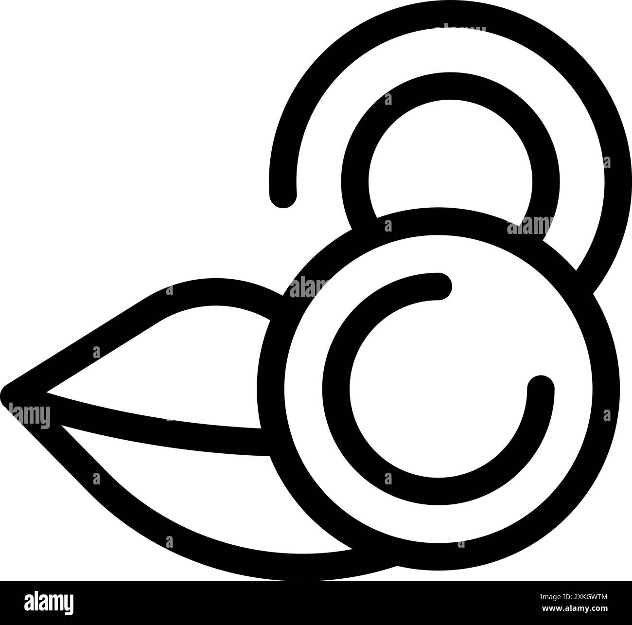 Icône minimaliste d'art au trait d'une paire de lèvres avec des échantillons de gloss à lèvres Illustration de Vecteur