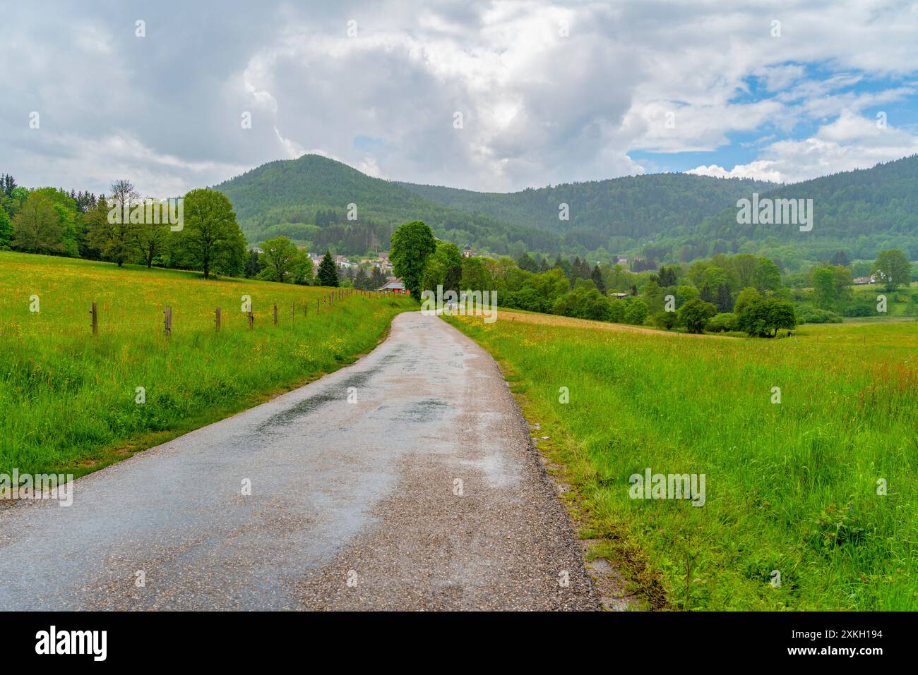 Paysages autour de Saulxures, commune du département du Bas-Rhin à Grand est dans le nord-est de la France Banque D'Images
