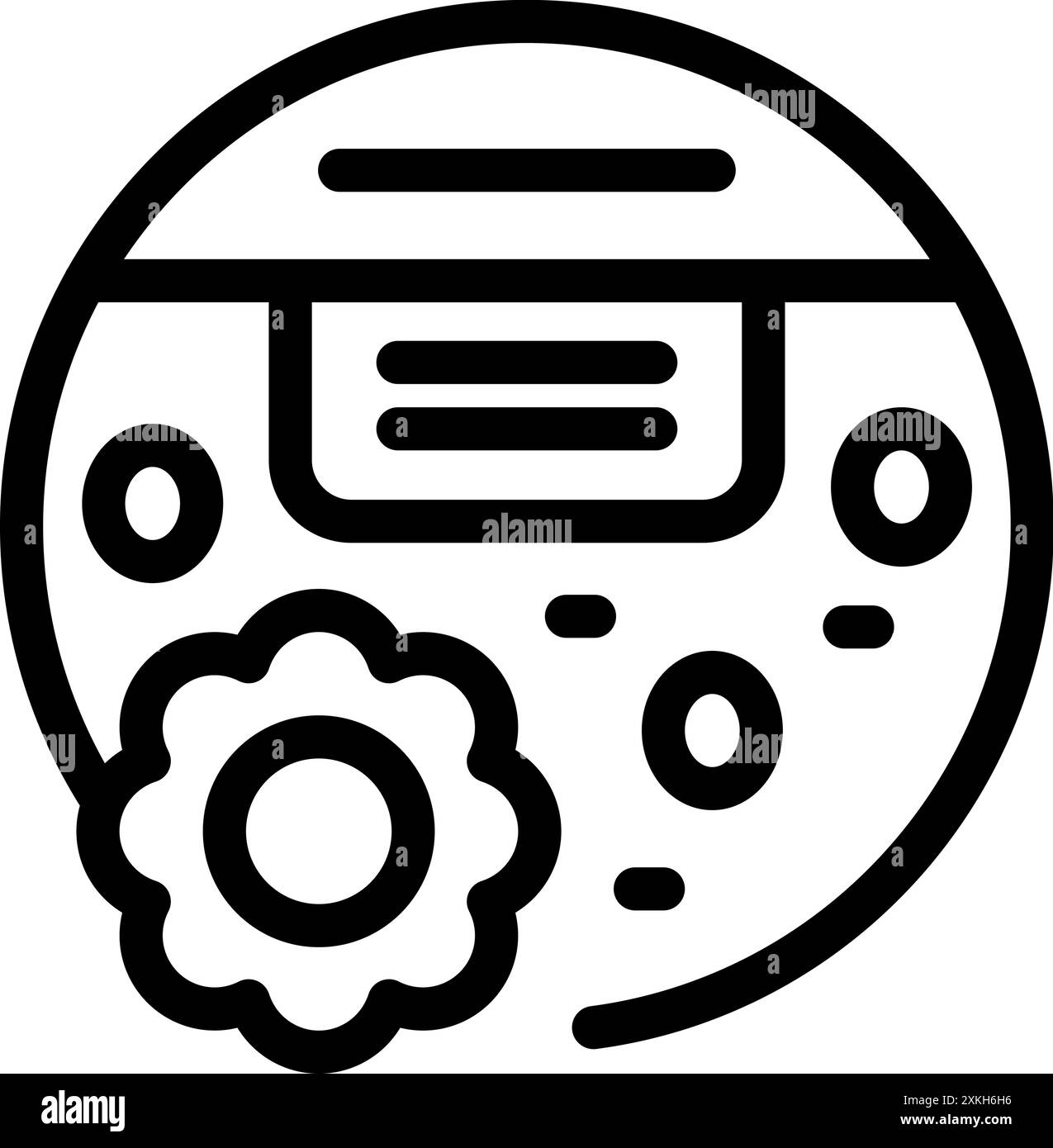 Une boîte de Petri remplie de bactéries est en cours d'analyse, ce qui représente les progrès de la recherche en biotechnologie Illustration de Vecteur