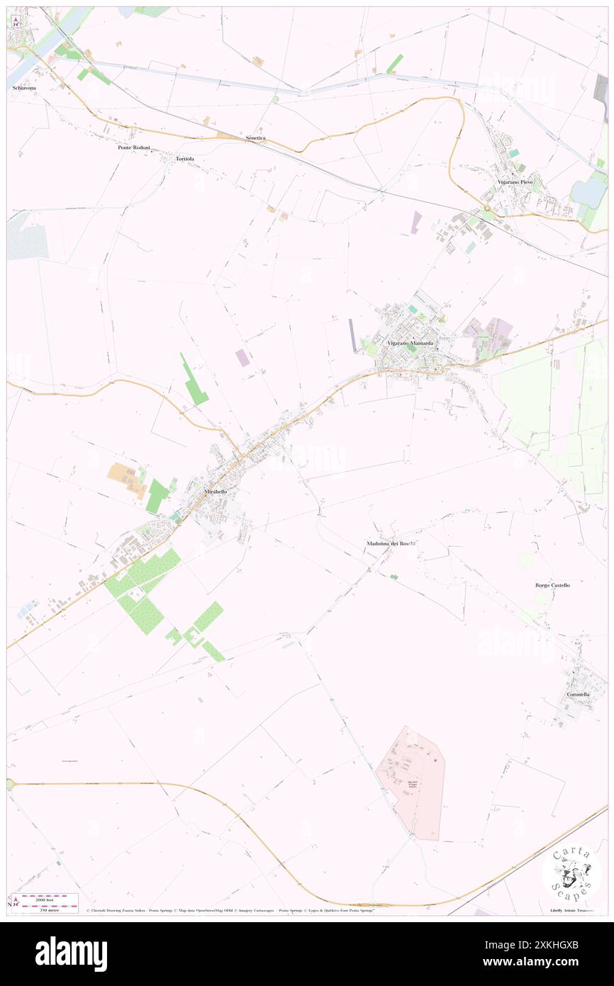 Sibérie, Provincia di Ferrara, IT, Italie, Émilie-Romagne, n 44 49' 45'', N 11 28' 37'', carte, Cartascapes carte publiée en 2024. Explorez Cartascapes, une carte qui révèle la diversité des paysages, des cultures et des écosystèmes de la Terre. Voyage à travers le temps et l'espace, découvrir l'interconnexion du passé, du présent et de l'avenir de notre planète. Banque D'Images