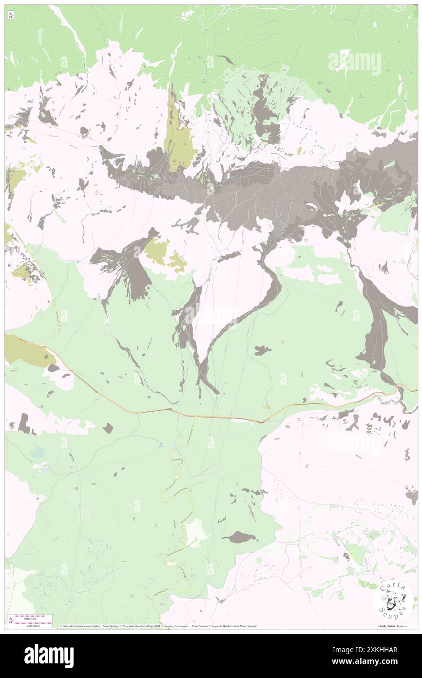 Campo Imperatore, IT, Italie, Abruzzes, N 42 25' 0'', N 13 40' 0'', carte, Carthascapes carte publiée en 2024. Explorez Cartascapes, une carte qui révèle la diversité des paysages, des cultures et des écosystèmes de la Terre. Voyage à travers le temps et l'espace, découvrir l'interconnexion du passé, du présent et de l'avenir de notre planète. Banque D'Images