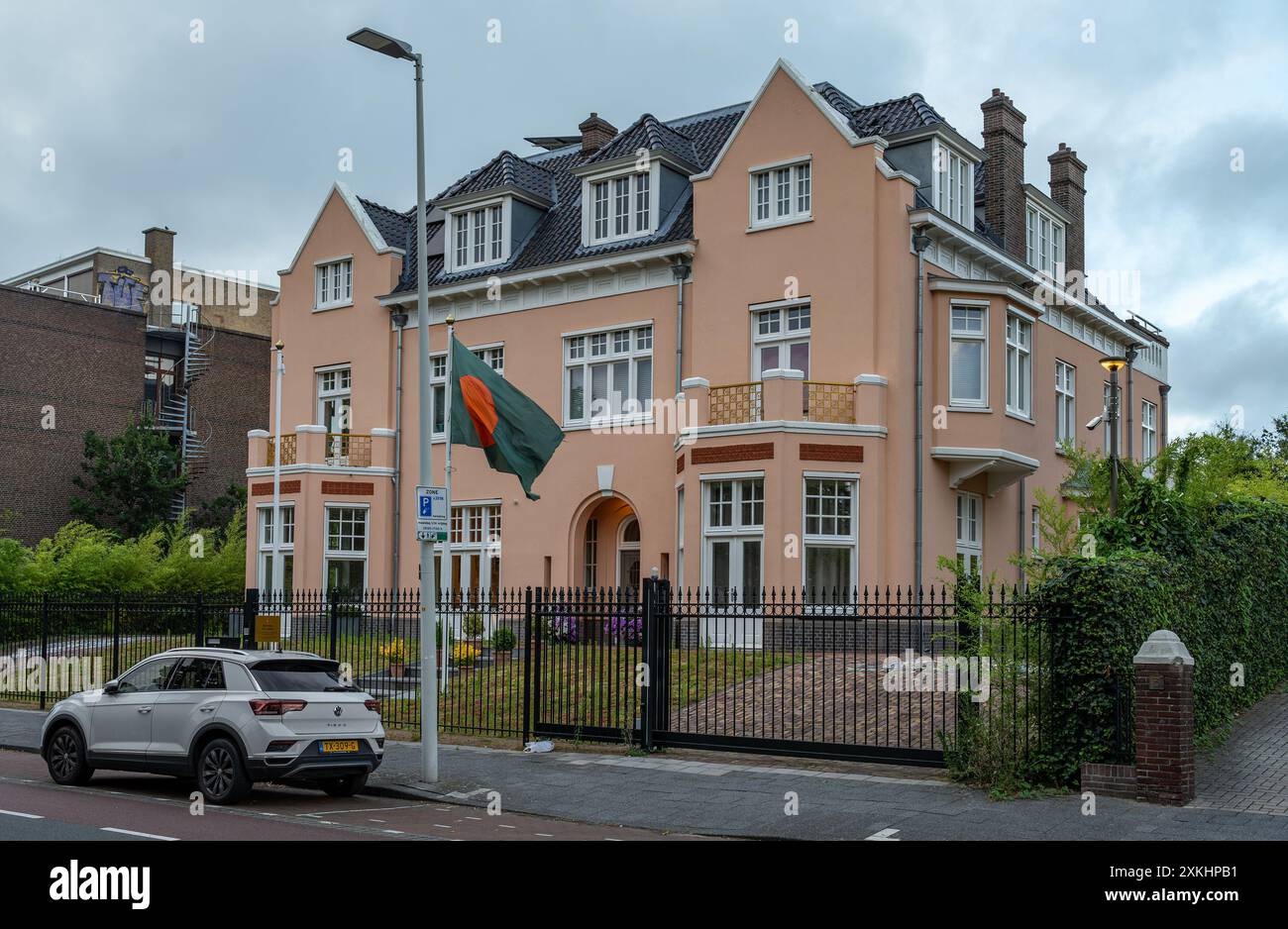 La Haye, pays-Bas, 21.07.2024, Ambassade du Bangladesh à la Haye Banque D'Images