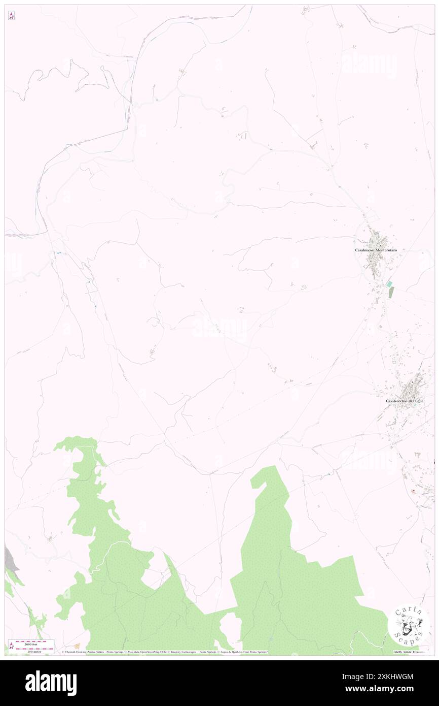 Monterotaro, Provincia di Foggia, IT, Italie, Pouilles, n 41 36' 22'', N 15 4' 1'', carte, Cartascapes carte publiée en 2024. Explorez Cartascapes, une carte qui révèle la diversité des paysages, des cultures et des écosystèmes de la Terre. Voyage à travers le temps et l'espace, découvrir l'interconnexion du passé, du présent et de l'avenir de notre planète. Banque D'Images