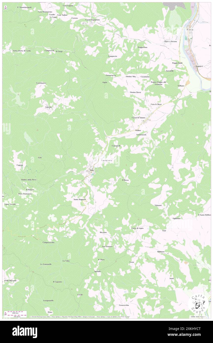 Casalvescovo, Province of Arezzo, IT, Italie, Toscane, n 43 36' 17'', N 11 47' 42'', carte, Carthascapes carte publiée en 2024. Explorez Cartascapes, une carte qui révèle la diversité des paysages, des cultures et des écosystèmes de la Terre. Voyage à travers le temps et l'espace, découvrir l'interconnexion du passé, du présent et de l'avenir de notre planète. Banque D'Images