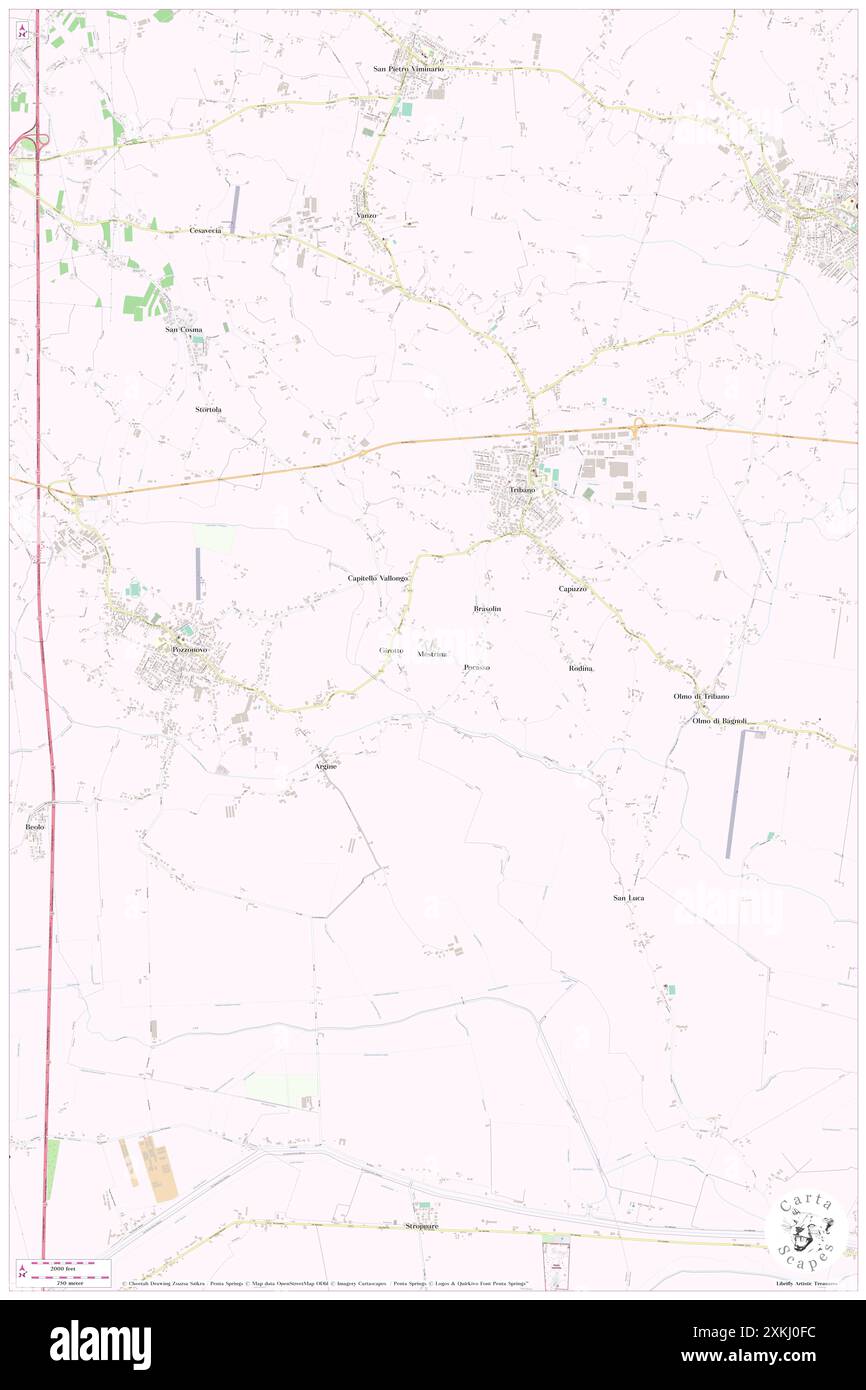 Mestrina, Provincia di Padova, IT, Italie, Vénétie, n 45 11' 47'', N 11 49' 17'', carte, Carthascapes carte publiée en 2024. Explorez Cartascapes, une carte qui révèle la diversité des paysages, des cultures et des écosystèmes de la Terre. Voyage à travers le temps et l'espace, découvrir l'interconnexion du passé, du présent et de l'avenir de notre planète. Banque D'Images