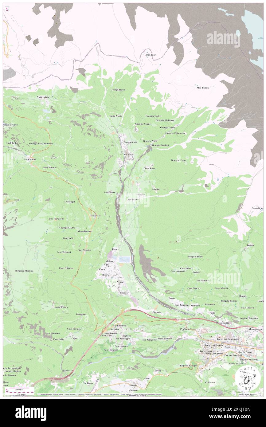 San Rocco, Turin, IT, Italie, Piémont, n 45 10' 38'', N 7 1' 2'', carte, Carthascapes carte publiée en 2024. Explorez Cartascapes, une carte qui révèle la diversité des paysages, des cultures et des écosystèmes de la Terre. Voyage à travers le temps et l'espace, découvrir l'interconnexion du passé, du présent et de l'avenir de notre planète. Banque D'Images