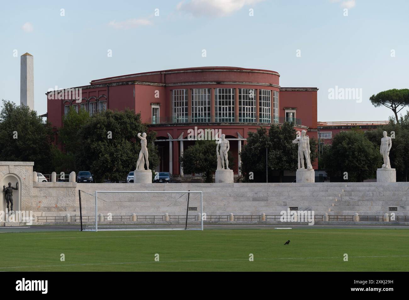 Le Foro Italico et le Stadio dei Marmi, Rome, Italie Banque D'Images