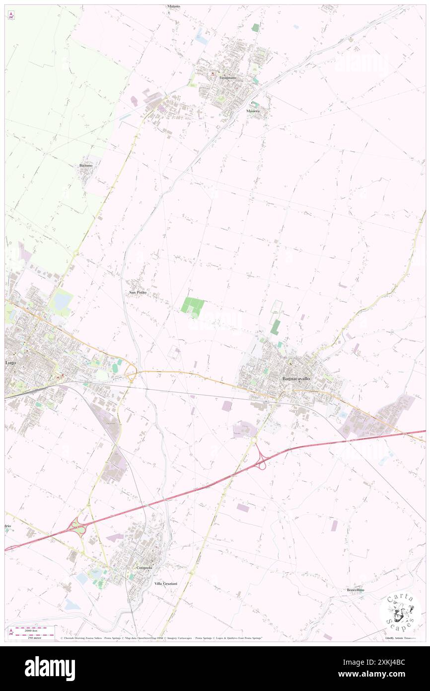 Localita Crocetta, Provincia di Ravenna, IT, Italie, Emilie-Romagne, n 44 25' 32'', N 11 57' 25'', carte, Cartascapes carte publiée en 2024. Explorez Cartascapes, une carte qui révèle la diversité des paysages, des cultures et des écosystèmes de la Terre. Voyage à travers le temps et l'espace, découvrir l'interconnexion du passé, du présent et de l'avenir de notre planète. Banque D'Images