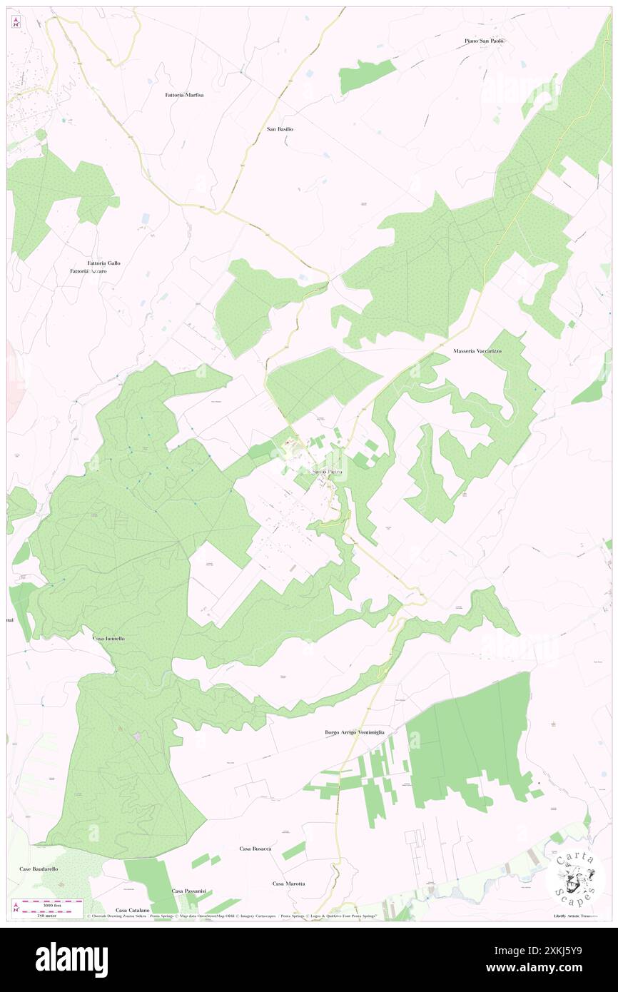 Santo Pietro, Catane, IT, Italie, Sicile, n 37 6' 10'', N 14 29' 48'', carte, Carthascapes carte publiée en 2024. Explorez Cartascapes, une carte qui révèle la diversité des paysages, des cultures et des écosystèmes de la Terre. Voyage à travers le temps et l'espace, découvrir l'interconnexion du passé, du présent et de l'avenir de notre planète. Banque D'Images