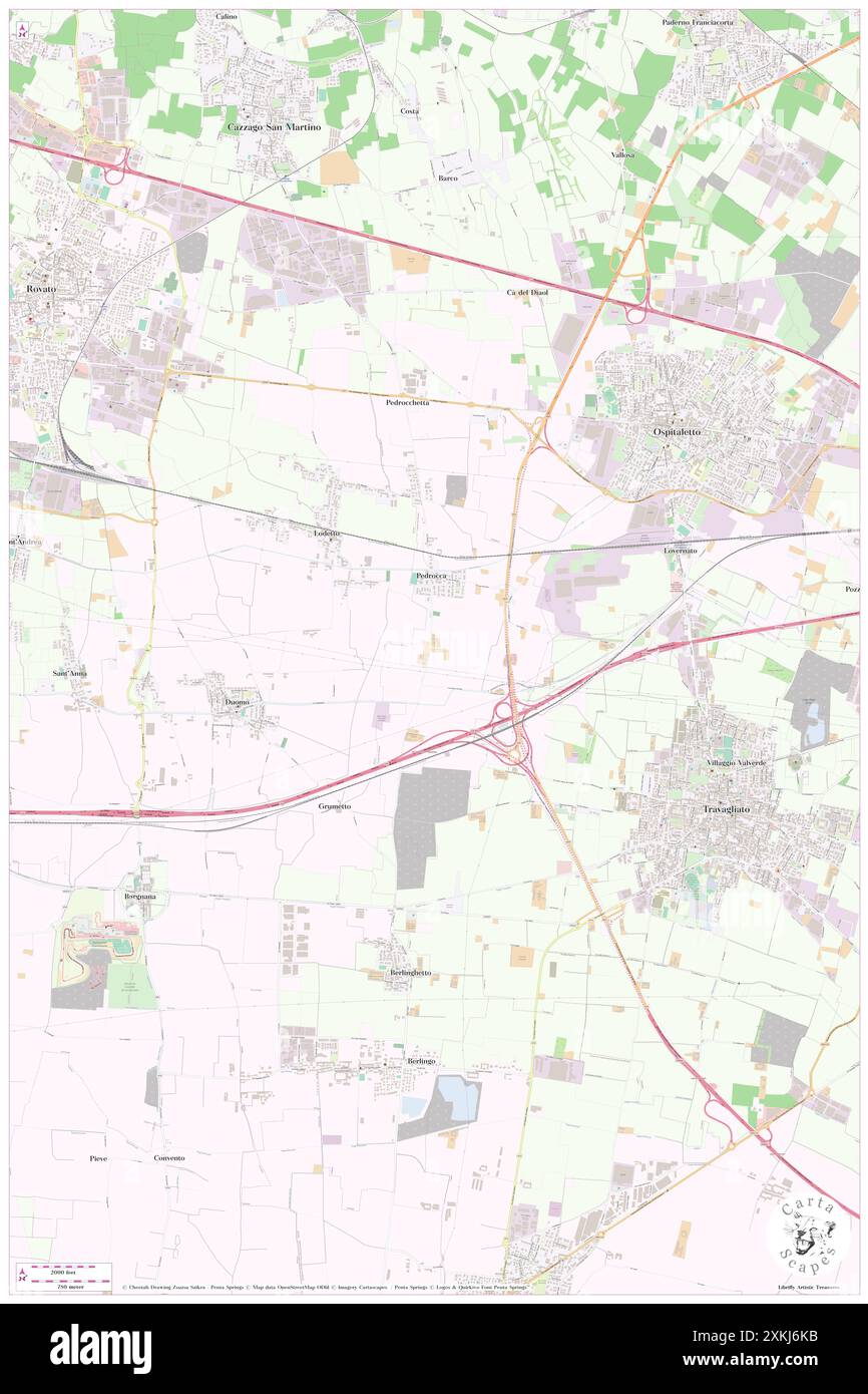 Colombera, Provincia di Brescia, IT, Italie, Lombardie, n 45 32' 12'', N 10 2' 42'', carte, Cartascapes carte publiée en 2024. Explorez Cartascapes, une carte qui révèle la diversité des paysages, des cultures et des écosystèmes de la Terre. Voyage à travers le temps et l'espace, découvrir l'interconnexion du passé, du présent et de l'avenir de notre planète. Banque D'Images