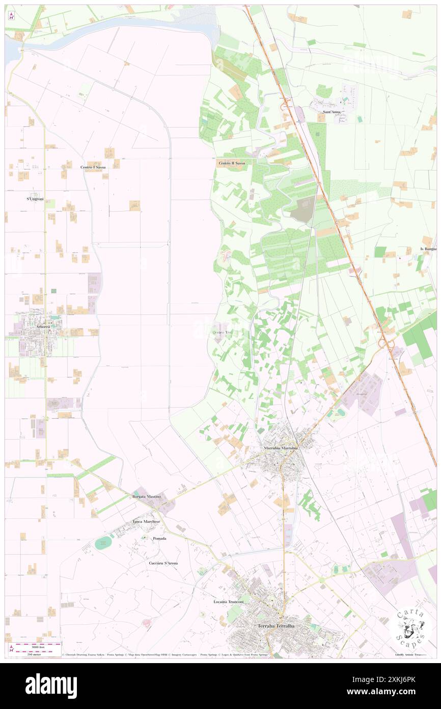 Centro Tre, Provincia di Oristano, IT, Italie, Sardaigne, n 39 46' 22'', N 8 37' 23'', carte, Cartascapes carte publiée en 2024. Explorez Cartascapes, une carte qui révèle la diversité des paysages, des cultures et des écosystèmes de la Terre. Voyage à travers le temps et l'espace, découvrir l'interconnexion du passé, du présent et de l'avenir de notre planète. Banque D'Images