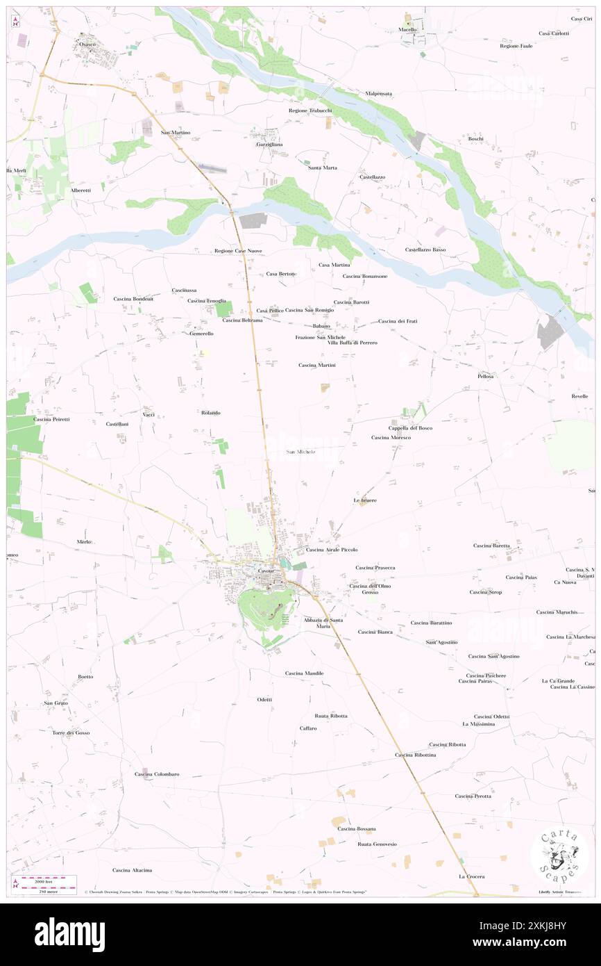 San Michele, Turin, IT, Italie, Piémont, n 44 47' 59'', N 7 22' 47'', carte, Cartascapes carte publiée en 2024. Explorez Cartascapes, une carte qui révèle la diversité des paysages, des cultures et des écosystèmes de la Terre. Voyage à travers le temps et l'espace, découvrir l'interconnexion du passé, du présent et de l'avenir de notre planète. Banque D'Images