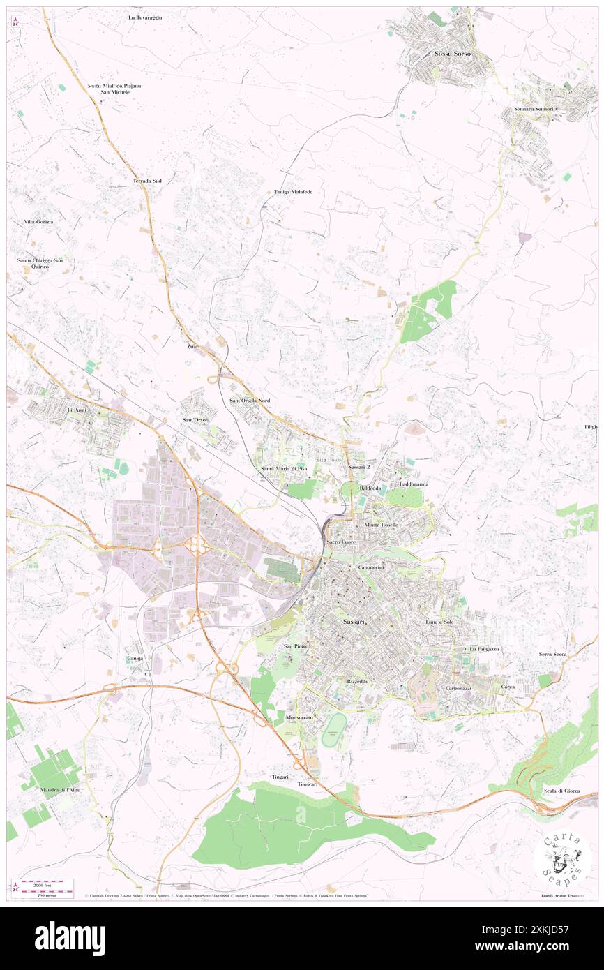 Chiesa (ospedale) Romanica di San Leonardo di Bosove, Provincia di Sassari, IT, Italie, Sardaigne, n 40 44' 41'', N 8 33' 8'', carte, Cartascapes carte publiée en 2024. Explorez Cartascapes, une carte qui révèle la diversité des paysages, des cultures et des écosystèmes de la Terre. Voyage à travers le temps et l'espace, découvrir l'interconnexion du passé, du présent et de l'avenir de notre planète. Banque D'Images